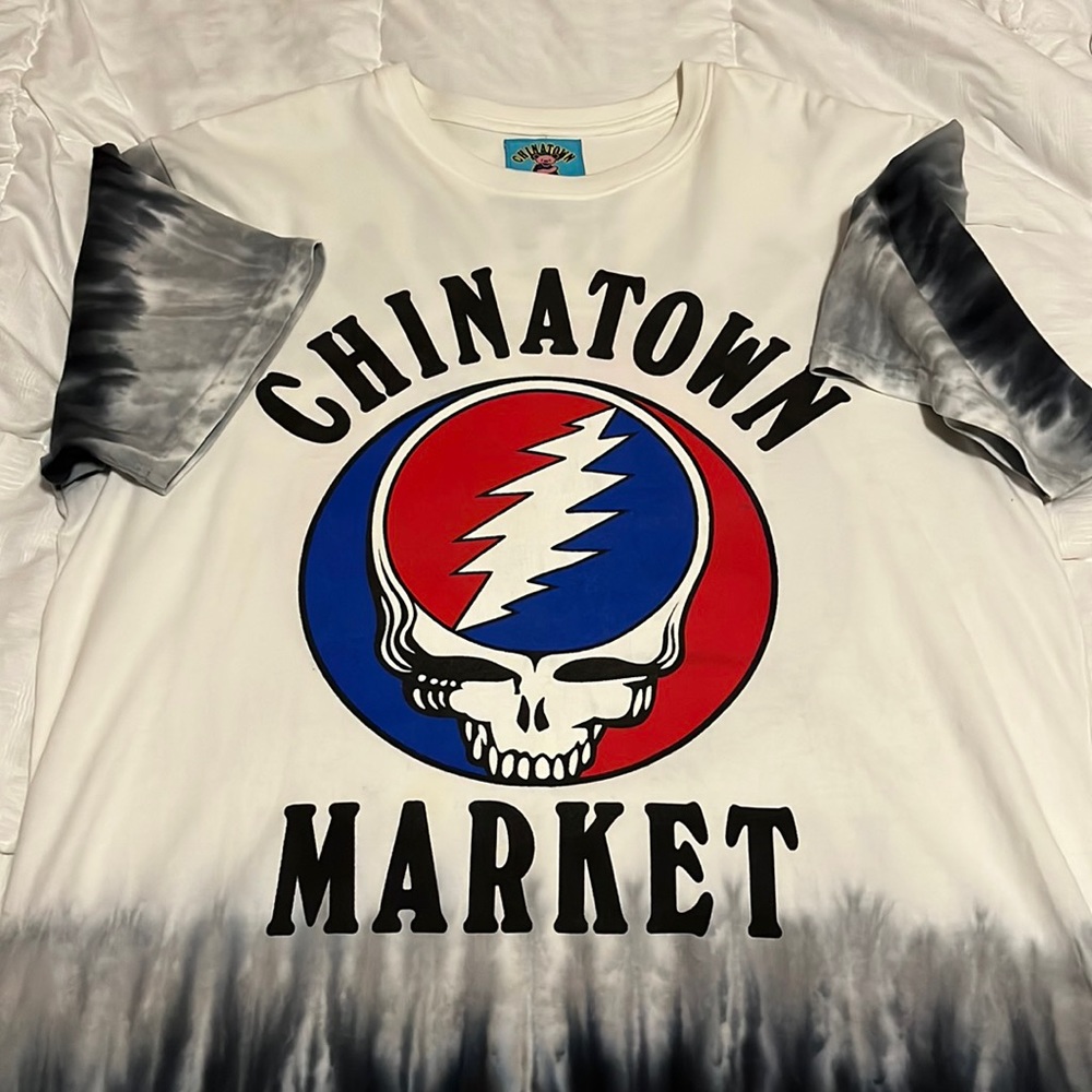 Large Chinatown Market/Grateful Dead tie-dye collab tee